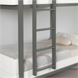 South Shore Bebble Bunk Bed Twin Soft Gray and White