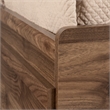 South Shore Yodi Mates Bed with 3 Drawers Twin Natural Walnut