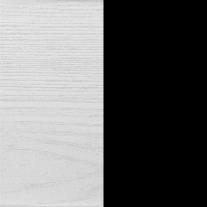 South Shore Arlen 4-Drawer Chest  White Pine and Black Matte