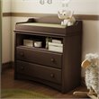 South Shore Furniture Angel Changing Table in Espresso