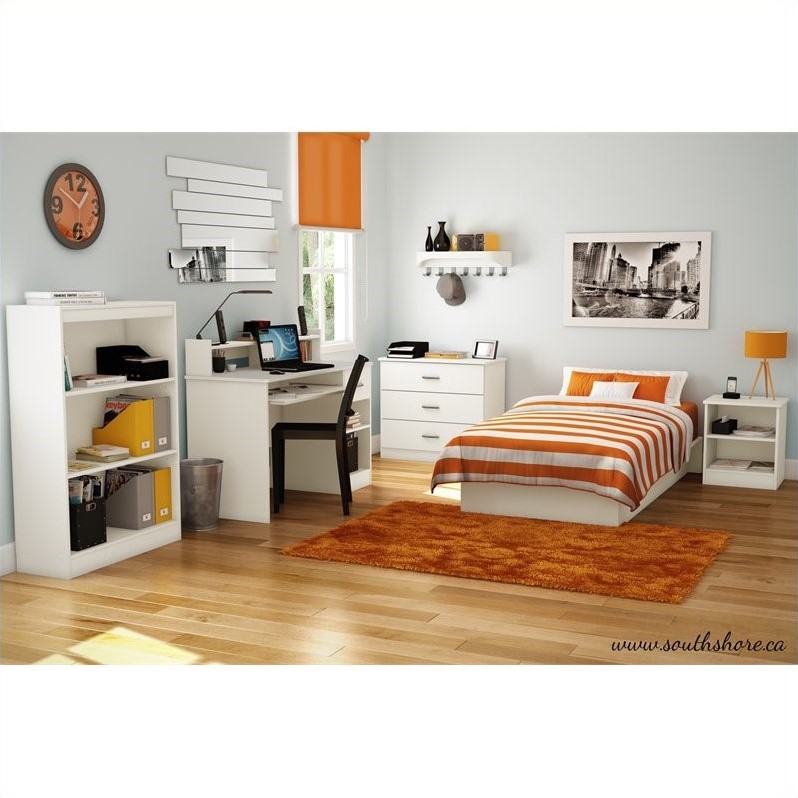 South Shore Libra Kids 3 Drawer Chest in Pure White - 3050033