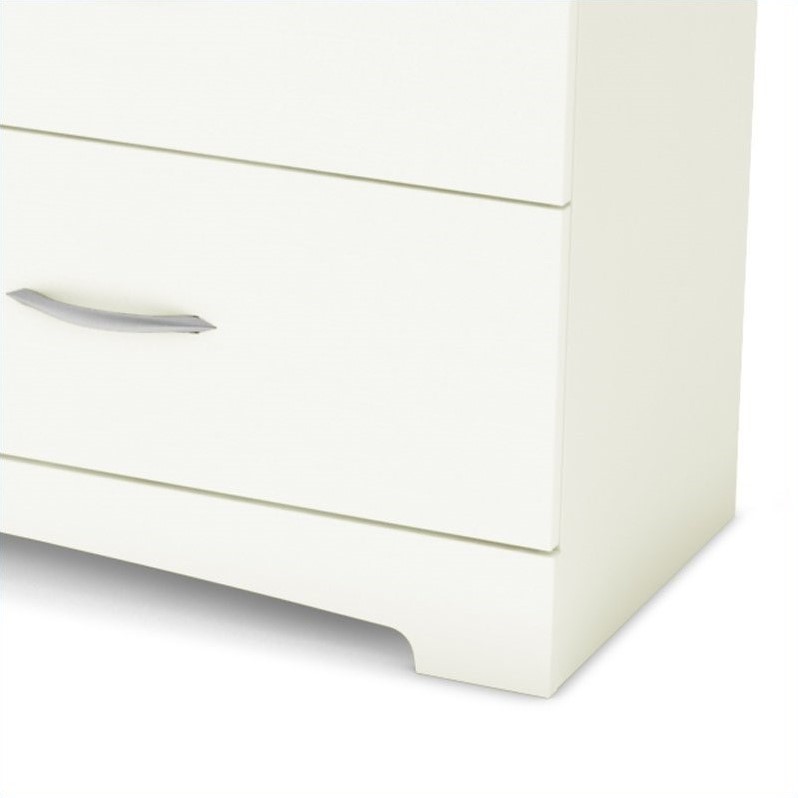 South Shore Maddox 6 Drawer Dresser in Pure White Finish