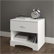 South Shore Maddox Nightstand in Pure White Finish