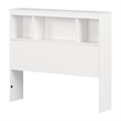 South Shore Affinato Twin Bookcase Headboard in White