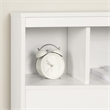 South Shore Affinato Twin Bookcase Headboard in White