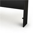 South Shore Affinato Full Bookcase Headboard in Black
