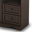 South Shore Handover Door Chest in Espresso Finish