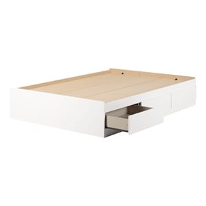 South Shore Full Storage Bed in Pure White