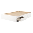 South Shore Full Storage Bed in Pure White