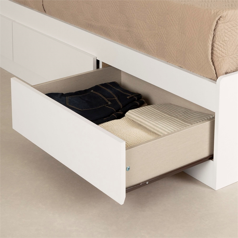 South Shore Full Storage Bed in Pure White