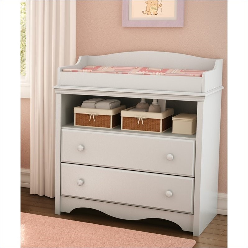 South Shore Andover Changing Table in Pure White
