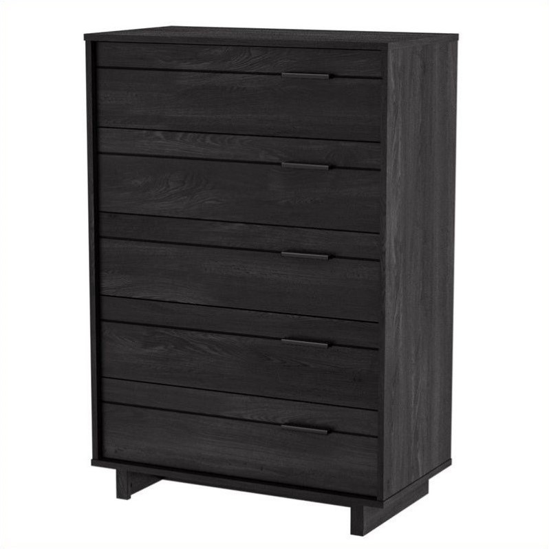 South Shore Fynn Chest in Gray Oak