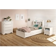 South Shore Handover Nightstand in Pure White