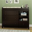 South Shore Little Smiley Changing Table in Espresso