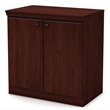 South Shore Morgan 2 Door Accent Chest in Royal Cherry