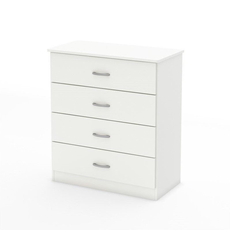 South Shore Libra 4 Drawer Chest In Pure White 3050034
