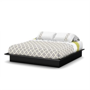 south shore libra king platform bed with mouldings