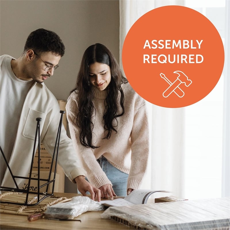 South Shore Step One King Platform Bed with Mouldings in Pure Black