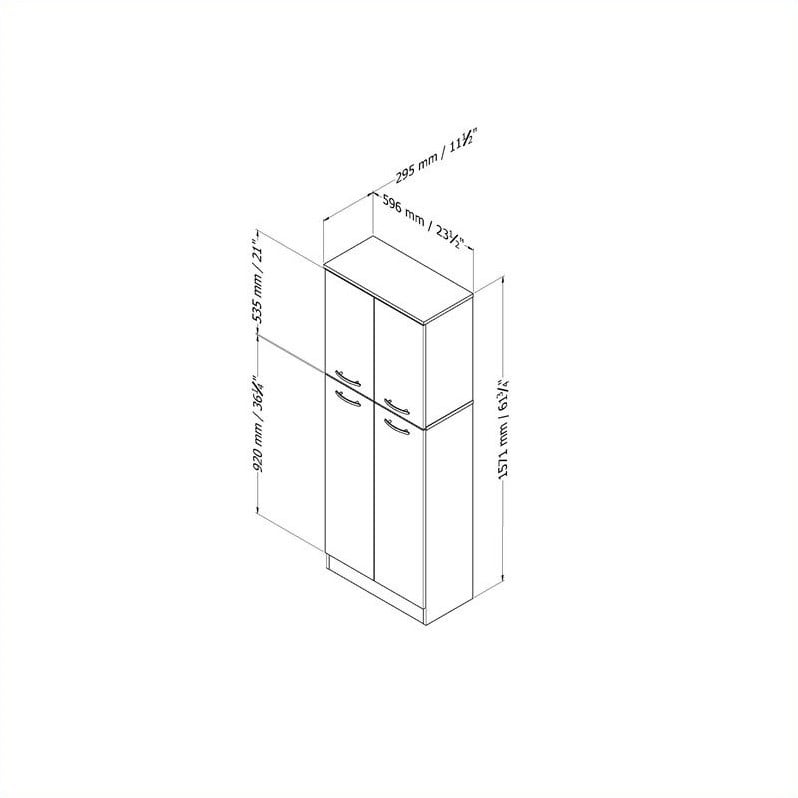 South shore deals axess storage pantry