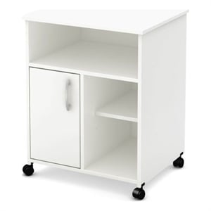 South Shore Axess Collection Printer Stand Pure White