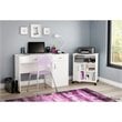 South Shore Axess Collection Metal Printer Stand Pure White