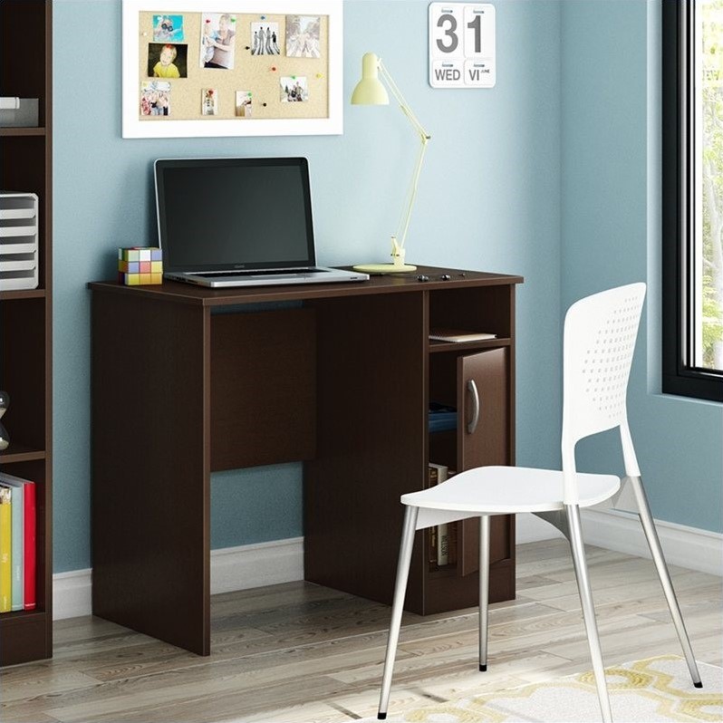 South Shore Axess Small Desk In Chocolate 7259075