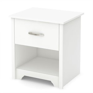 south shore fusion 1 drawer nightstand