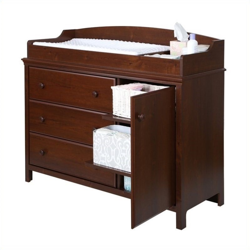 South Shore Cotton Candy Changing Table With Removable Station In