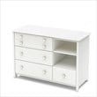 South Shore Little Smileys 4 Drawer Changing Table in Pure White