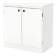 South Shore Morgan 2 Door Accent Chest in Pure White