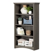 South Shore Gascony 4-Shelf Bookcase in Pure White