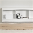 South Shore Maddox Full Bookcase Headboard in Pure White