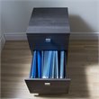 South Shore Interface 2 Drawer Mobile Filing Cabinet in Gray Oak