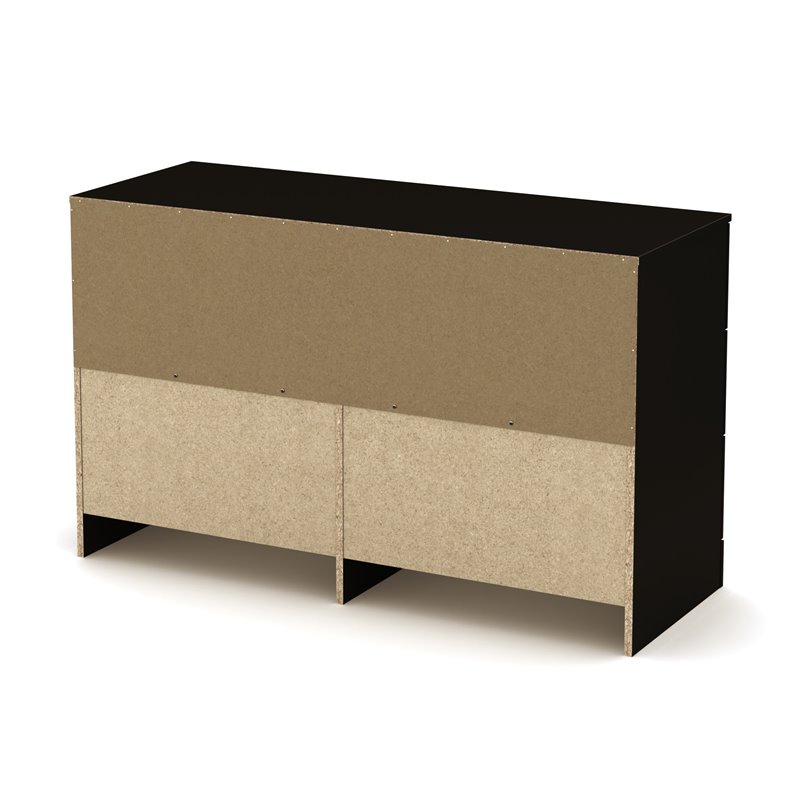 South Shore Back Bay Double Dresser In Dark Chocolate 3159010