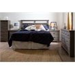 South Shore Versa 2-Drawer Contemporary Wood Nightstand in Gray Maple