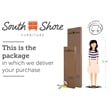 South Shore Vito 6-Drawer Dresser in Soft Gray