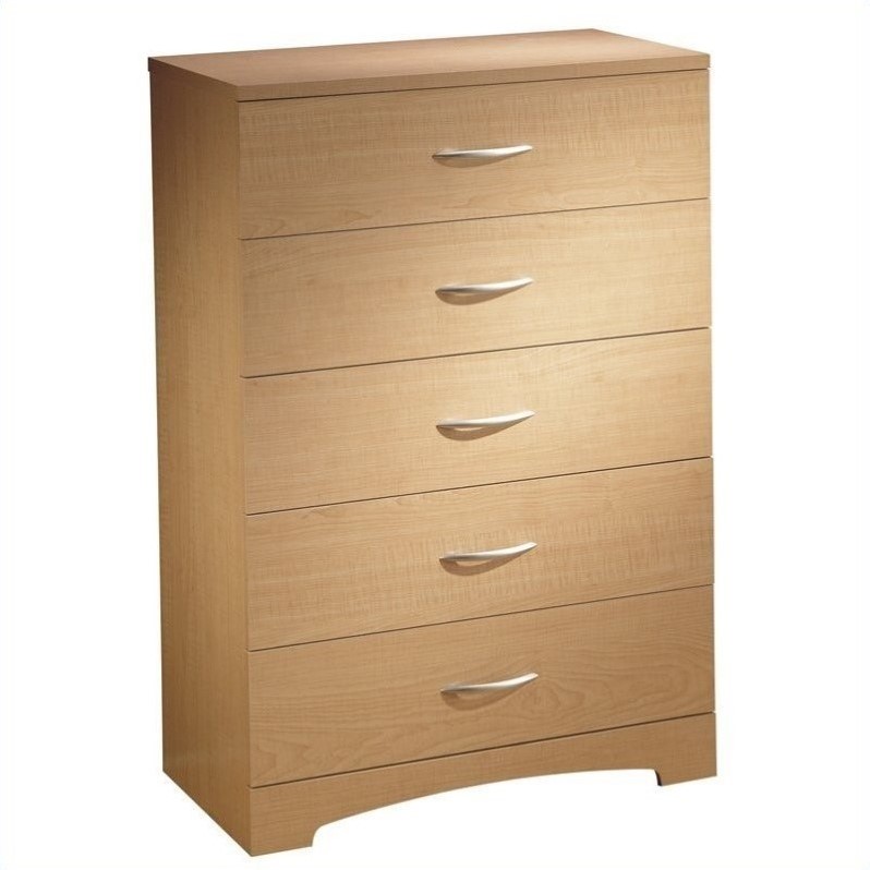 South Shore Copley 5 Drawer Chest In Natural Maple 3113035