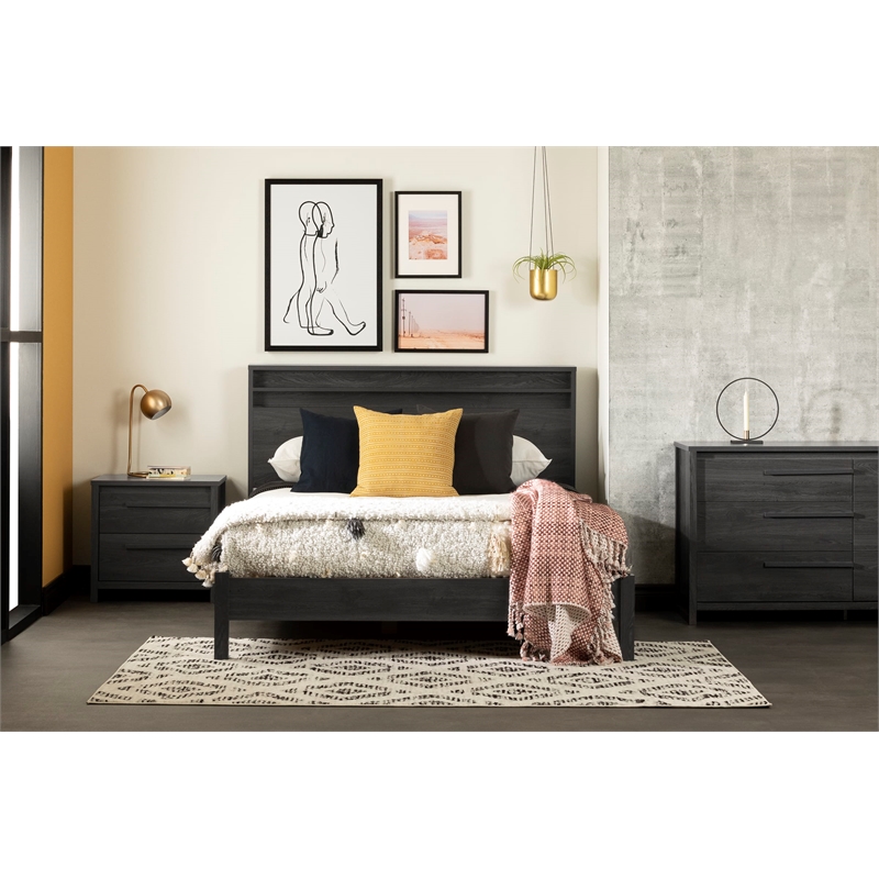 South Shore Tao 6-Drawer Dresser in Gray Oak