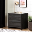 South Shore Tao 2-Drawer Nightstand in Gray Oak