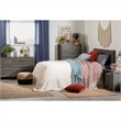 South Shore Gravity 6 Drawer Dresser in Gray Maple