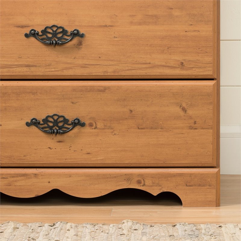 South Shore Prairie Country Pine Armoire 3232038