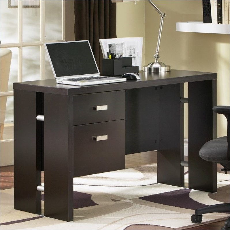 South Shore Element Wood Computer Desk In Chocolate 7219711