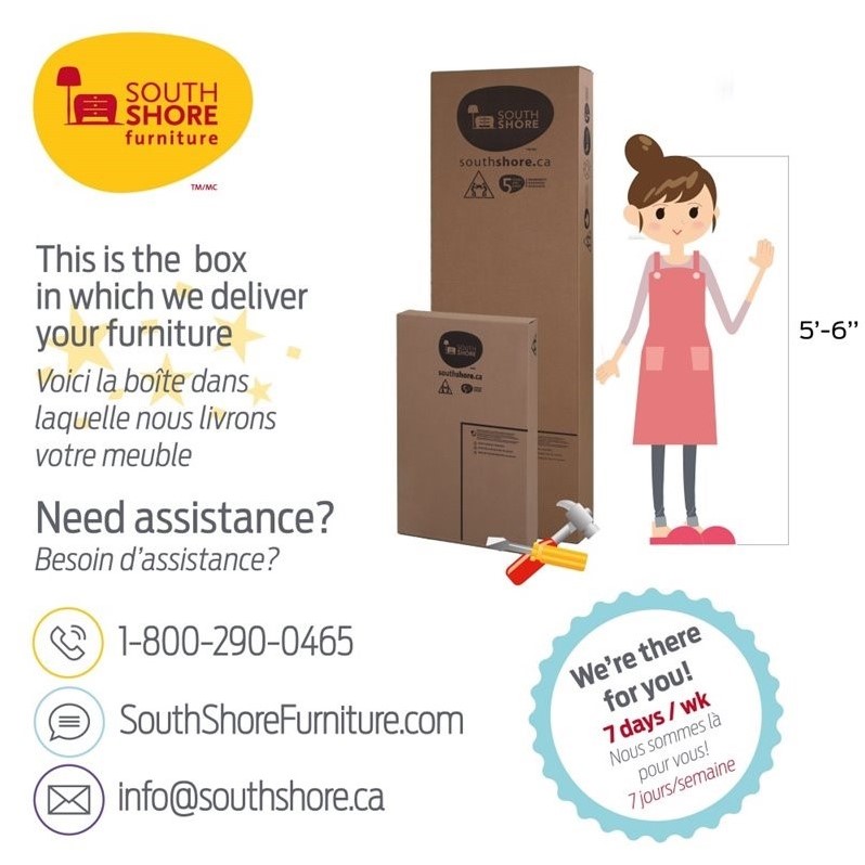 South Shore Crystal Wood Full Mates Bed in White