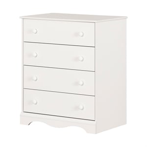 South Shore Angel 4 Drawer Chest in White