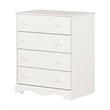 South Shore Angel 4 Drawer Chest in White