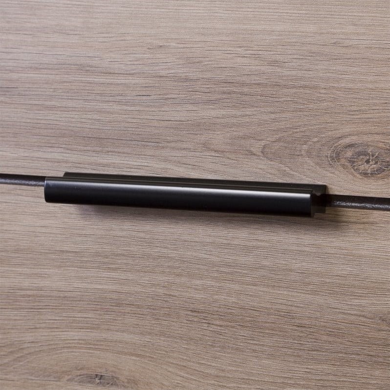 South Shore Fynn 2 Drawer Nightstand in Rustic Oak