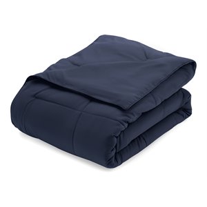 iEnjoy Home Twin All Season Premium Down Alternative Comforter in Navy