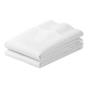iEnjoy Home 2-PC Premium Ultra Soft King Pillow Case Set in White