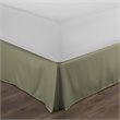 iEnjoy Home  Premium Pleated Dust Ruffle Queen Bed Skirt in Sage Green