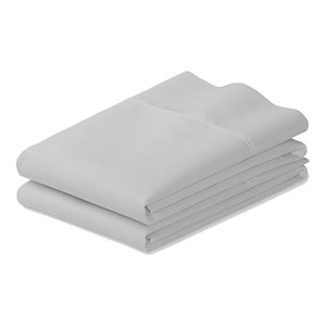 iEnjoy Home 2-PC Premium Ultra Soft King Pillow Case Set in Light Gray